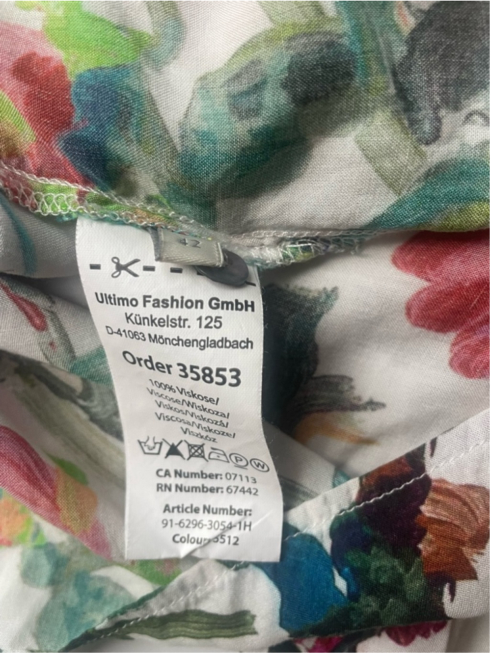 Milano Floral Button-Up Blouse - italy print - Picture 5 of 8